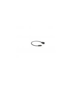 Schroff tilkoblingskabel for LED lys. 0,5m, med IEC 60320 C18 kontakt. AC