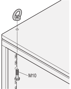 LIFTING EYE KIT M10     4PCS