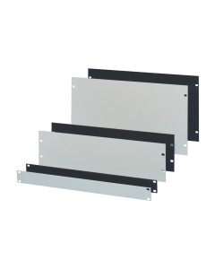 19"FRONT PANEL 8U 4MM ANOD.