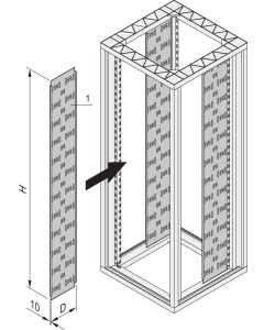 CABLE TRAY 1800H 150D   (2X)