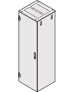 TOP COVER 800W 1100D C/OUT RAL7021