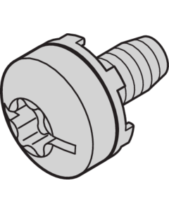 KIT SCREW TAPTITE M6X10 (50X)