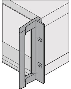 RATIOPAC PRO 19"BRACKET W.HANDLE 2U