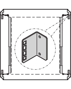 19"BRACKET KIT 4PCS
