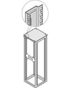 PAN/SLIDE MOUNT ETSI50SU ALZN (2X)