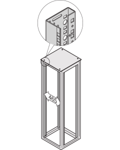 19"PANEL/SLIDE MOUNT 33U ALZ (2X)