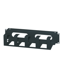 CABLE DUCT.19"2U RAL7021 2PC