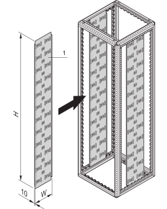 CABLE TRAY 1800H 150D   (2X)
