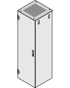 TOP COVER VENT.600W 1100D RAL7021