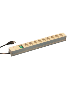 SOCKET STRIP CH 9-WAY SWITCH 438.5