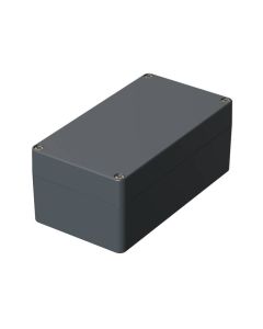 Aluminum enclosure, W 120, L 220, H 90 mm, Lh 30, M 6