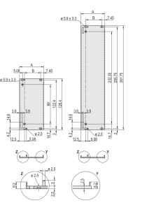 FRONT PANEL EMC 6U 10HP