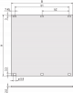 FRONT PANEL 6U 42HP PRE-ANOD.