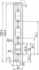 FRONT PANEL 3U 4HP 3X9 WAY