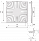 FAN GUARD SNAP-IN TYPE