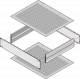 COVER PLATE 280D PERFORATED