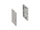 ARM 75/42 aluminiumskinne MODULE deksel, RAL 7035